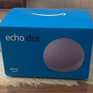 Amazon Echo Dot in Blue Box